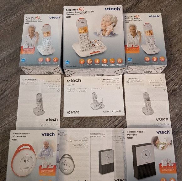 VTech Amplified Cordless Phone with Answering System with Big Buttons & Display - Picture 14 of 16